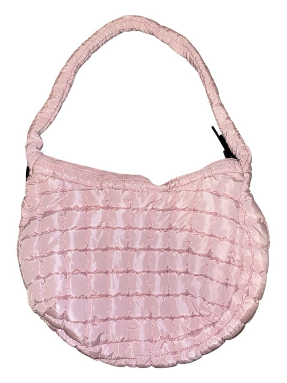 Women's Pink Quilted Shoulder Bag